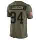 Landon Jackson ＃94 Buffalo Bills Limited Olive Youth 2025 Salute to Service Jersey