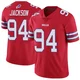 Landon Jackson ＃94 Buffalo Bills Limited Red Men's Color Rush Vapor Untouchable Jersey
