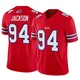 Landon Jackson ＃94 Buffalo Bills Limited Red Youth Vapor F.U.S.E. Jersey