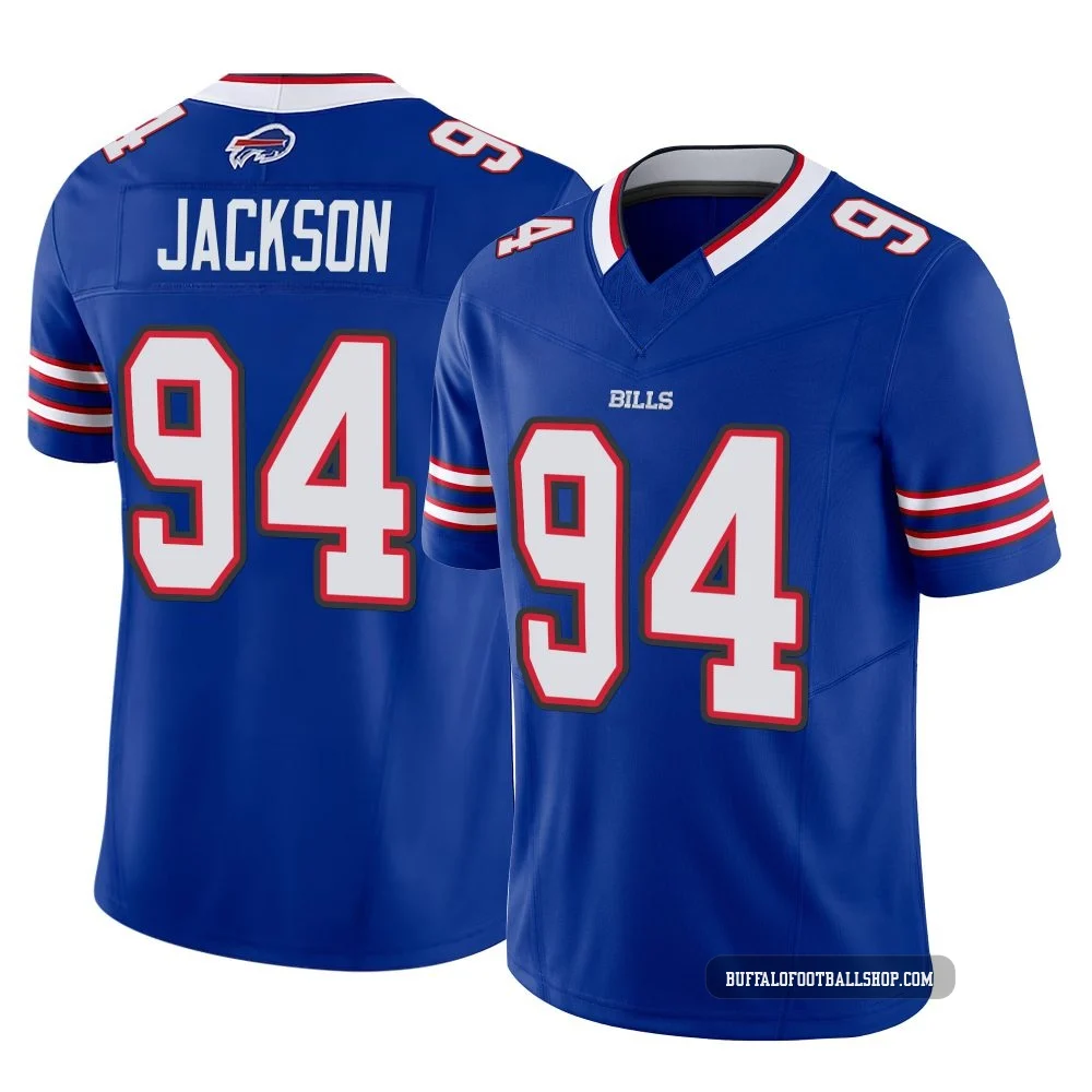 Landon Jackson ＃94 Buffalo Bills Limited Royal Men's Vapor F.U.S.E. Jersey