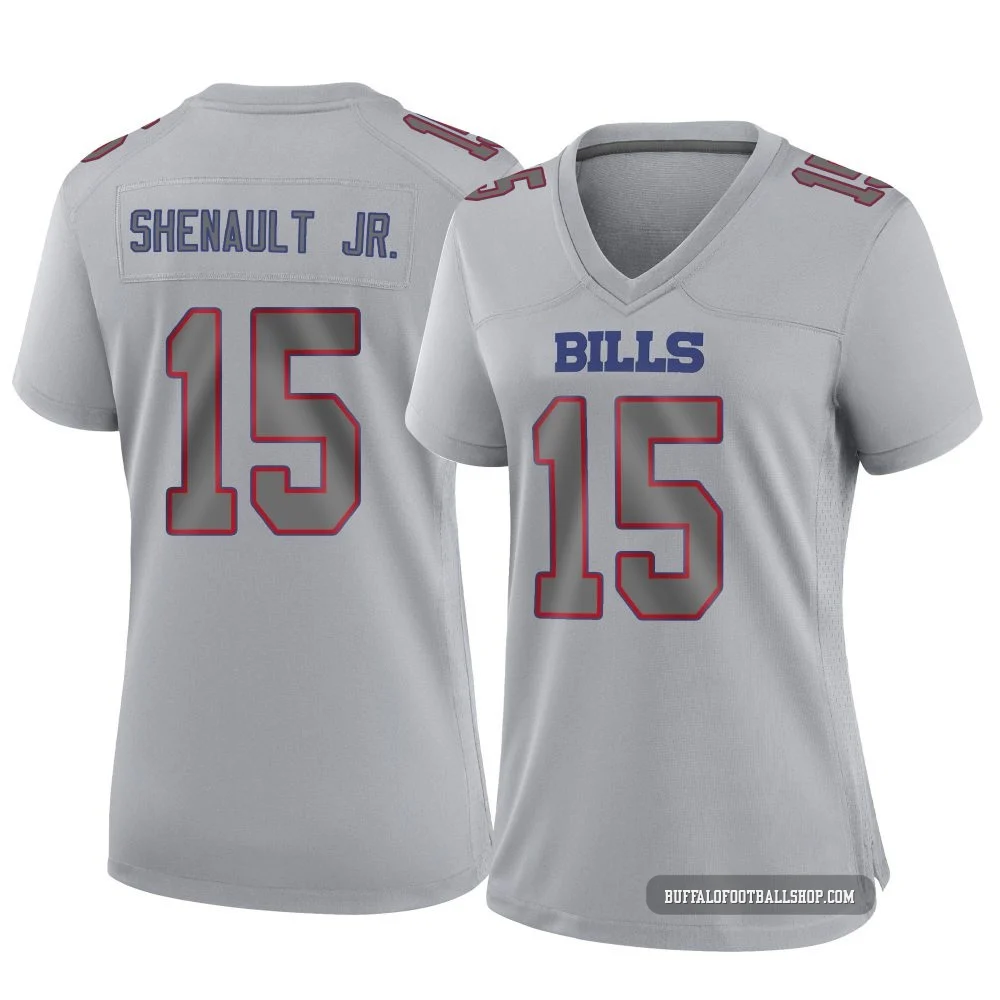 Laviska Shenault Jr. ＃15 Buffalo Bills Game Gray Women's Atmosphere Fashion Jersey