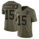 Laviska Shenault Jr. ＃15 Buffalo Bills Limited Olive Youth 2025 Salute to Service Jersey