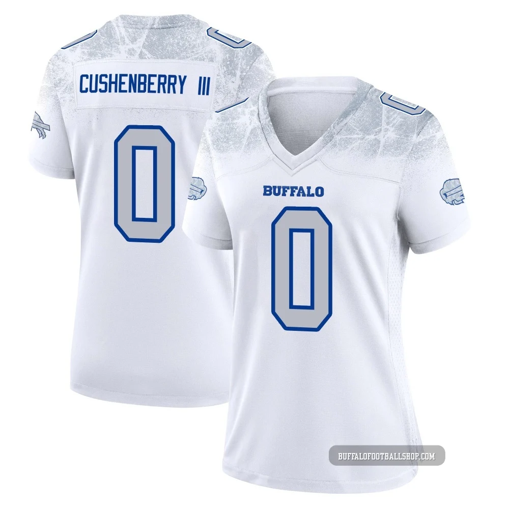 Lloyd Cushenberry III ＃0 Buffalo Bills Game White Women's 2025 Rivalries Collection Jersey
