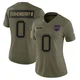 Lloyd Cushenberry III ＃0 Buffalo Bills Limited Olive Women's 2025 Salute to Service Jersey