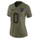 Lloyd Cushenberry III ＃0 Buffalo Bills Limited Olive Women's 2025 Salute to Service Jersey