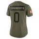 Lloyd Cushenberry III ＃0 Buffalo Bills Limited Olive Women's 2025 Salute to Service Jersey