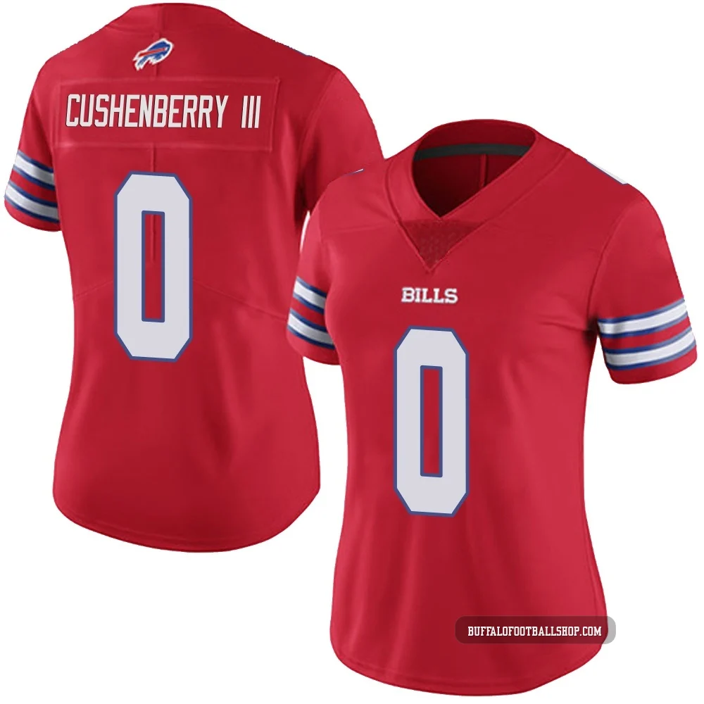 Lloyd Cushenberry III ＃0 Buffalo Bills Limited Red Women's Color Rush Vapor Untouchable Jersey