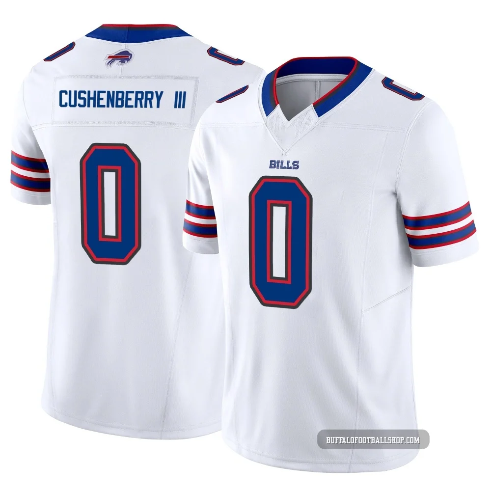 Lloyd Cushenberry III ＃0 Buffalo Bills Limited White Men's Vapor F.U.S.E. Jersey