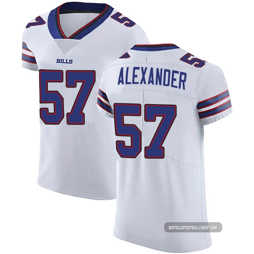 Lorenzo Alexander ＃57 Buffalo Bills Elite White Men's Vapor Untouchable Jersey