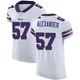 Lorenzo Alexander ＃57 Buffalo Bills Elite White Men's Vapor Untouchable Jersey
