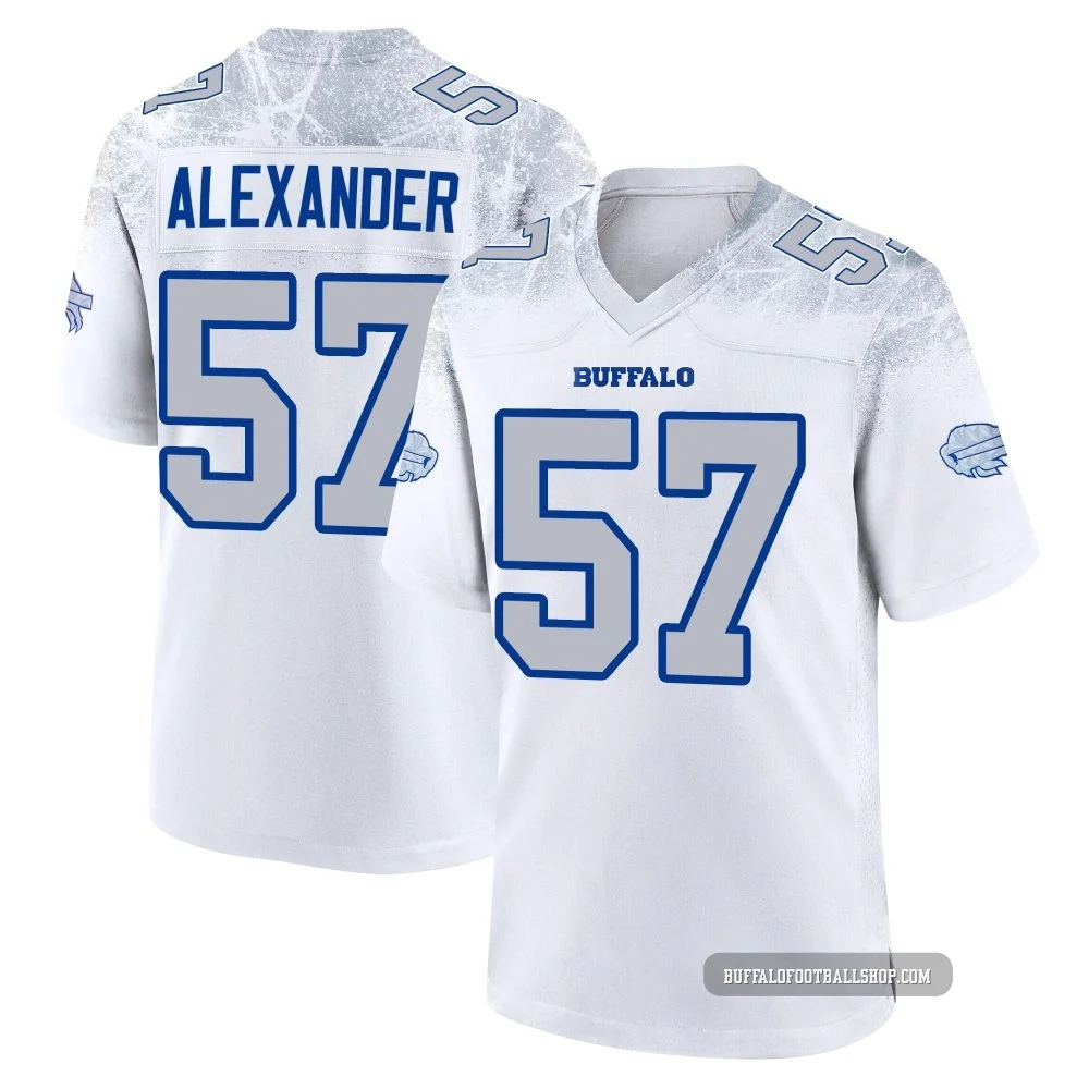 Lorenzo Alexander ＃57 Buffalo Bills Game White Youth 2025 Rivalries Collection Jersey
