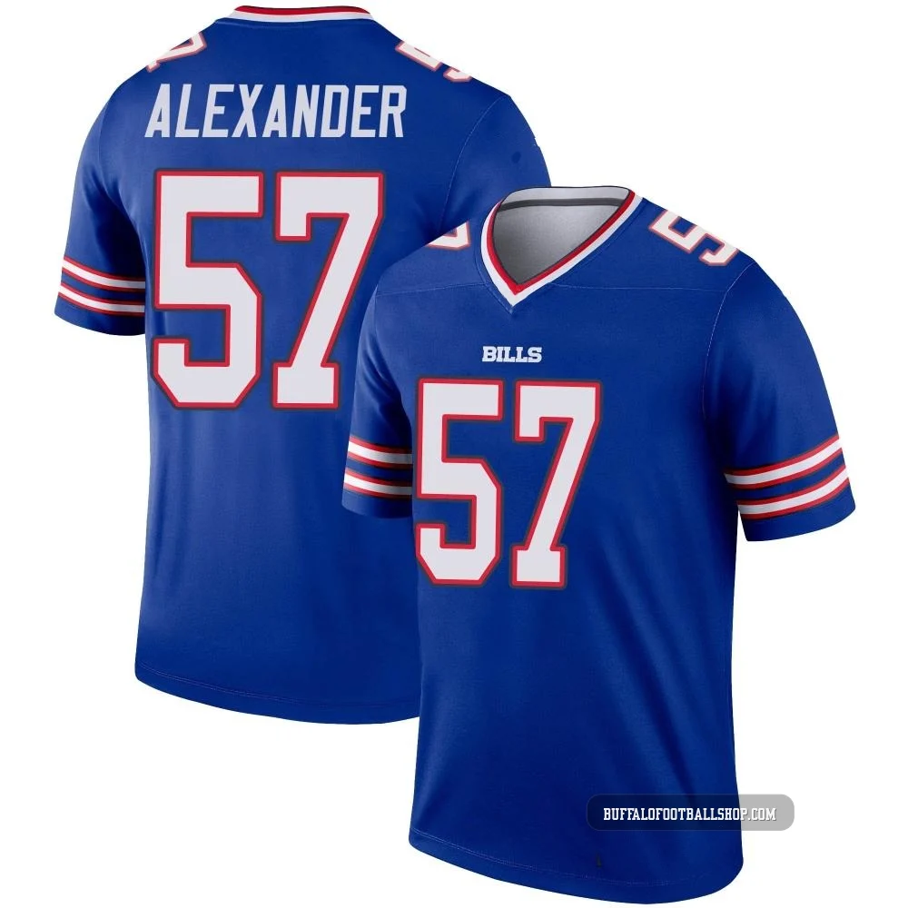 Lorenzo Alexander ＃57 Buffalo Bills Legend Royal Men's Jersey