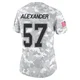 Lorenzo Alexander ＃57 Buffalo Bills Limited Arctic Camo Women's 2024 Salute to Service Jersey