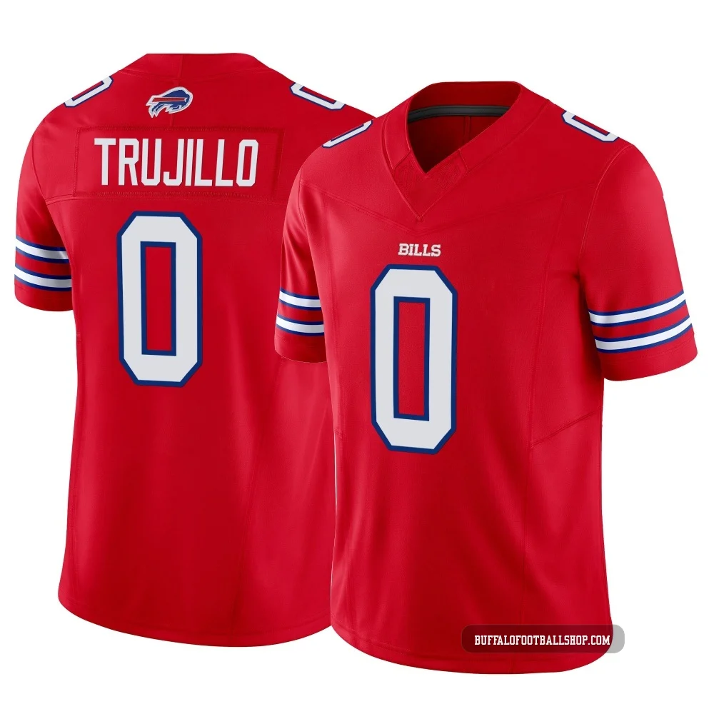 Maddux Trujillo ＃0 Buffalo Bills Limited Red Men's Vapor F.U.S.E. Jersey