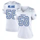 Matt Milano ＃58 Buffalo Bills Game White Women's 2025 Rivalries Collection Jersey