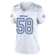 Matt Milano ＃58 Buffalo Bills Game White Women's 2025 Rivalries Collection Jersey