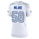 Matt Milano ＃58 Buffalo Bills Game White Women's 2025 Rivalries Collection Jersey