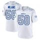 Matt Milano ＃58 Buffalo Bills Game White Youth 2025 Rivalries Collection Jersey