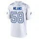 Matt Milano ＃58 Buffalo Bills Game White Youth 2025 Rivalries Collection Jersey