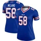 Matt Milano ＃58 Buffalo Bills Legend Royal Women's Jersey