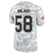 Matt Milano ＃58 Buffalo Bills Limited Arctic Camo Men's 2024 Salute to Service Jersey