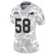 Matt Milano ＃58 Buffalo Bills Limited Arctic Camo Women's 2024 Salute to Service Jersey