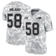 Matt Milano ＃58 Buffalo Bills Limited Arctic Camo Youth 2024 Salute to Service Jersey