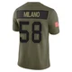Matt Milano ＃58 Buffalo Bills Limited Olive Men's 2025 Salute to Service Jersey