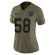 Matt Milano ＃58 Buffalo Bills Limited Olive Women's 2025 Salute to Service Jersey