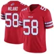 Matt Milano ＃58 Buffalo Bills Limited Red Men's Color Rush Vapor Untouchable Jersey