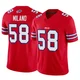 Matt Milano ＃58 Buffalo Bills Limited Red Youth Vapor F.U.S.E. Jersey