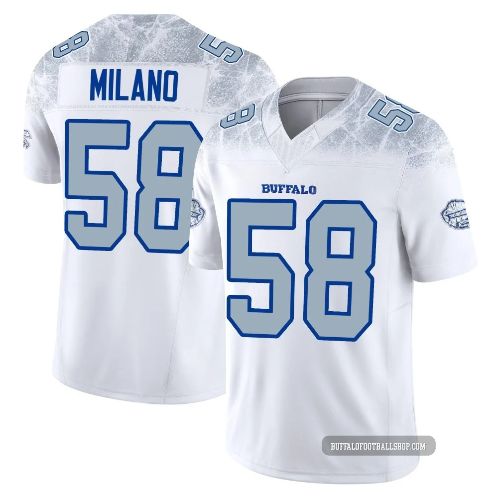 Matt Milano ＃58 Buffalo Bills Limited White Men's 2025 Rivalries Collection Jersey