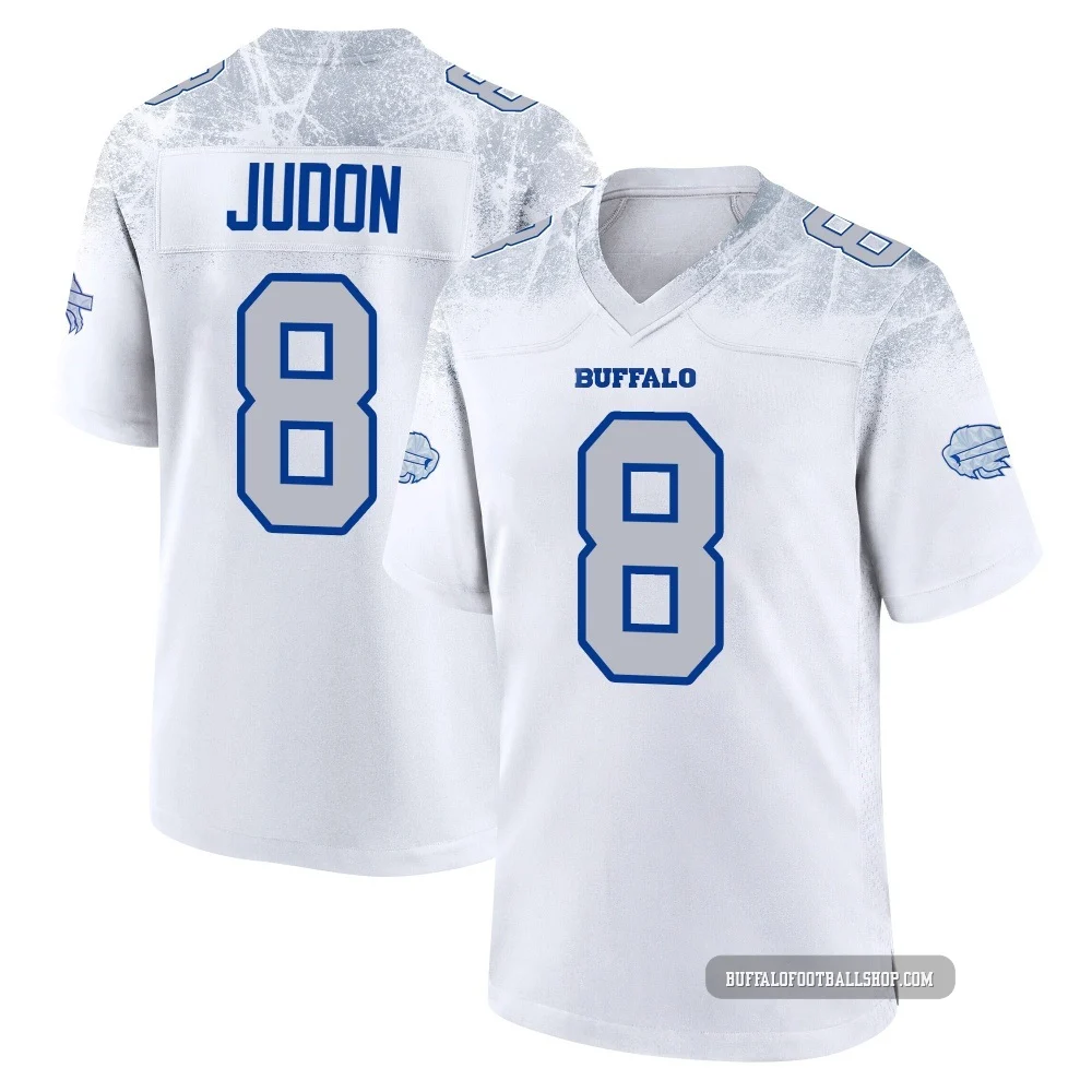 Matthew Judon ＃8 Buffalo Bills Game White Youth 2025 Rivalries Collection Jersey