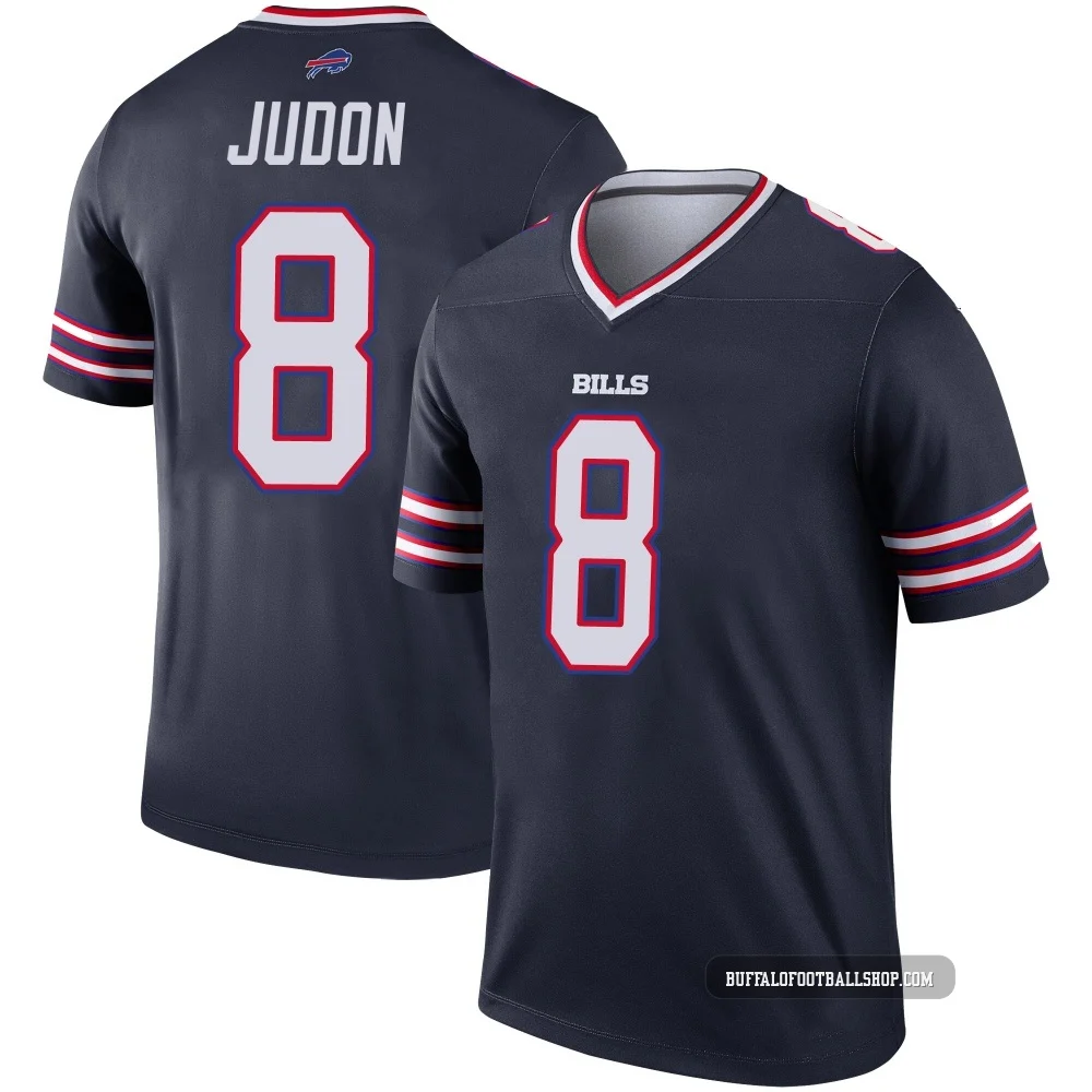 Matthew Judon ＃8 Buffalo Bills Legend Navy Youth Inverted Jersey