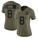 Matthew Judon ＃8 Buffalo Bills Limited Olive Women's 2025 Salute to Service Jersey