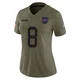 Matthew Judon ＃8 Buffalo Bills Limited Olive Women's 2025 Salute to Service Jersey