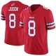 Matthew Judon ＃8 Buffalo Bills Limited Red Youth Color Rush Vapor Untouchable Jersey