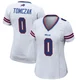 Max Tomczak ＃0 Buffalo Bills Game White Women's Jersey