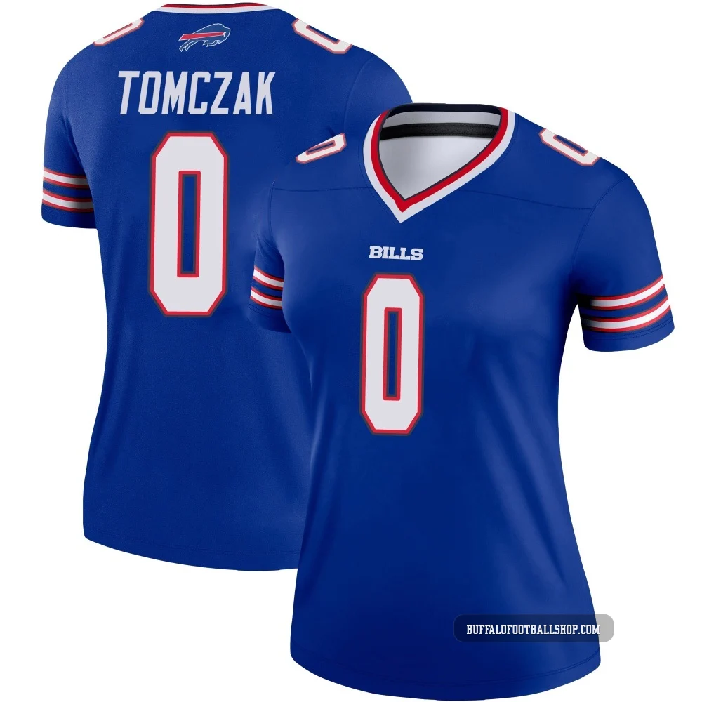 Max Tomczak ＃0 Buffalo Bills Legend Royal Women's Jersey