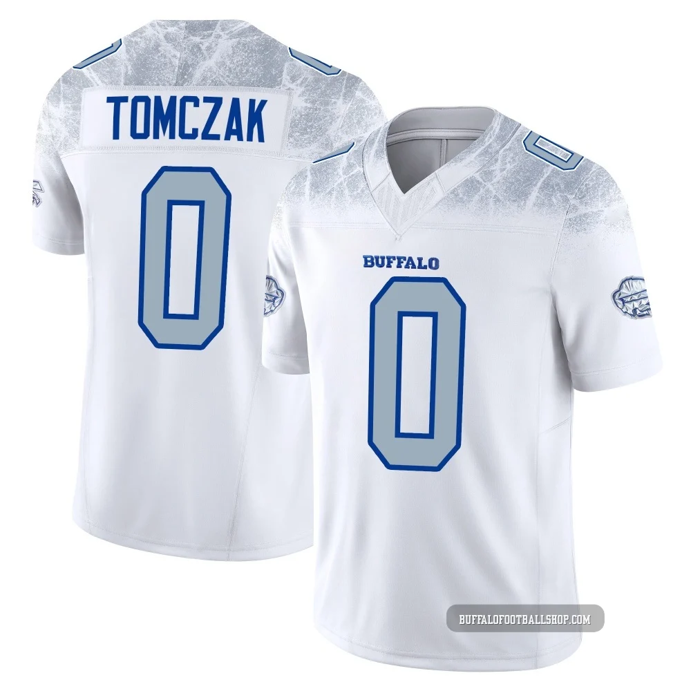 Max Tomczak ＃0 Buffalo Bills Limited White Men's 2025 Rivalries Collection Jersey