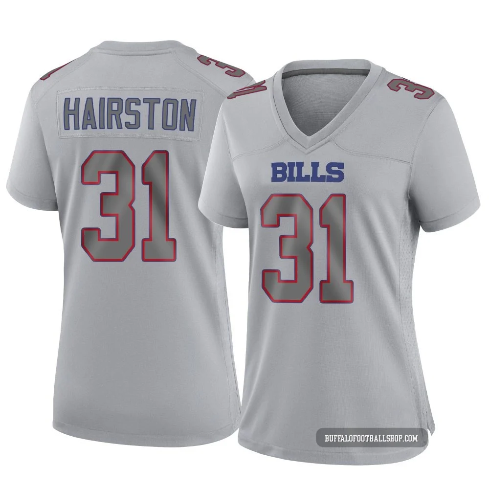 Maxwell Hairston ＃31 Buffalo Bills Game Gray Women's Atmosphere Fashion Jersey