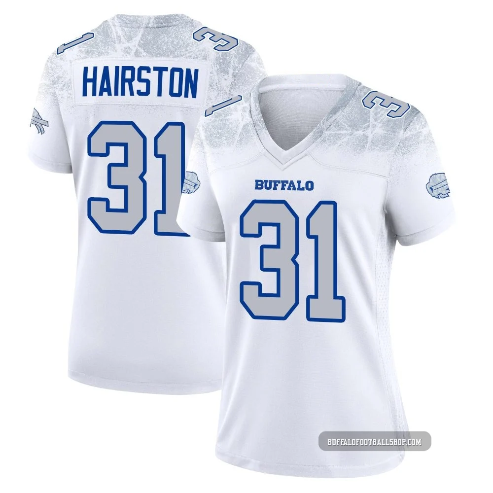 Maxwell Hairston ＃31 Buffalo Bills Game White Women's 2025 Rivalries Collection Jersey
