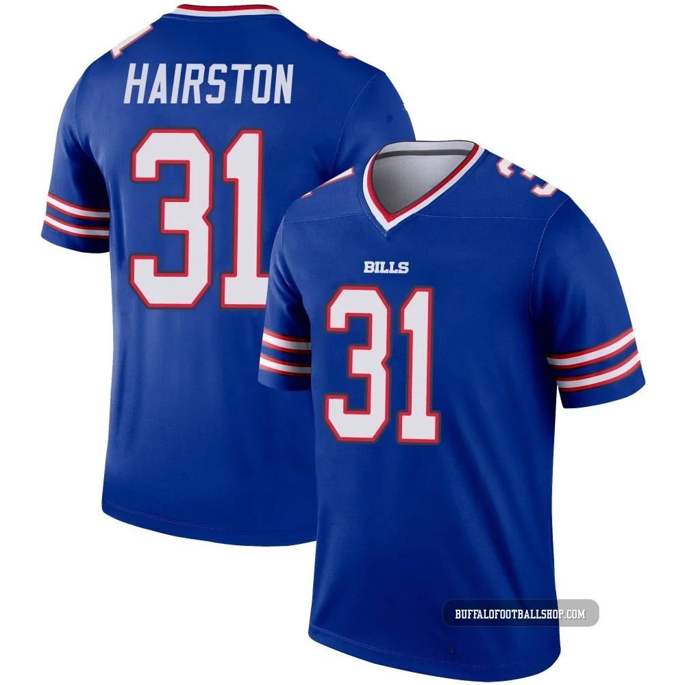 Maxwell Hairston ＃31 Buffalo Bills Legend Royal Men's Jersey