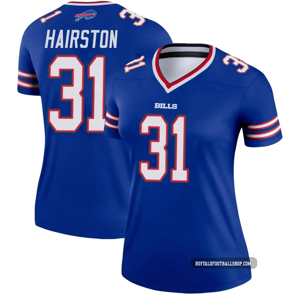 Maxwell Hairston ＃31 Buffalo Bills Legend Royal Women's Jersey
