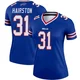 Maxwell Hairston ＃31 Buffalo Bills Legend Royal Women's Jersey