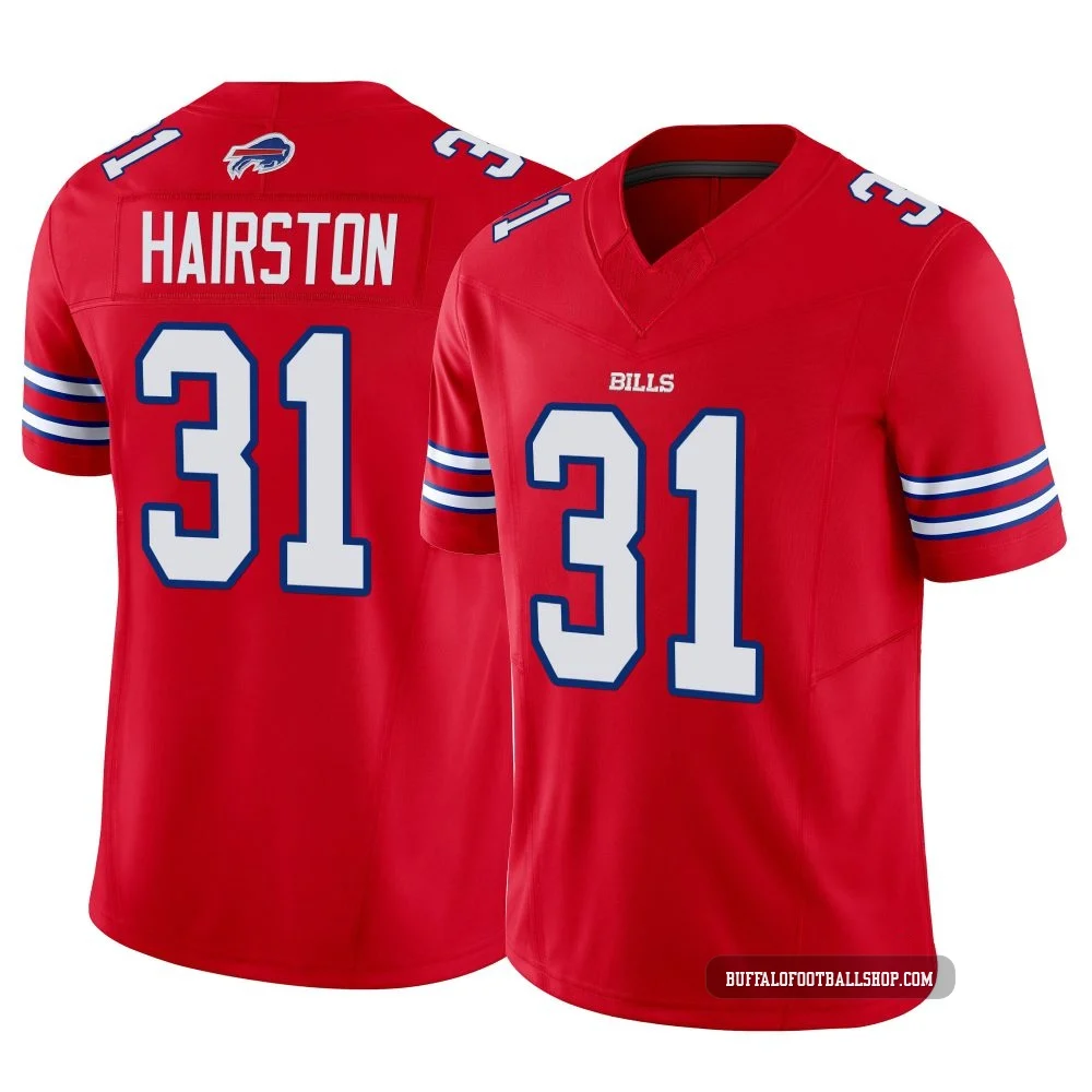Maxwell Hairston ＃31 Buffalo Bills Limited Red Men's Vapor F.U.S.E. Jersey