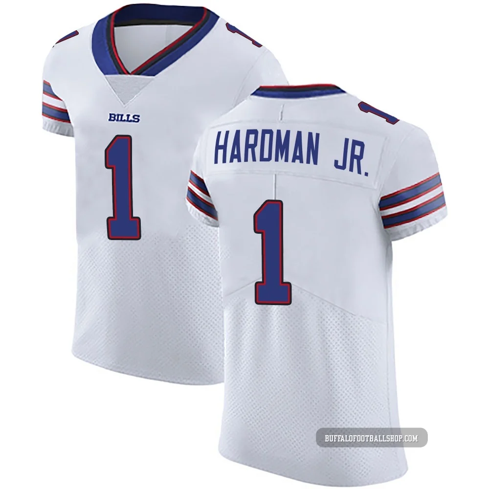 Mecole Hardman Jr. ＃1 Buffalo Bills Elite White Men's Vapor Untouchable Jersey