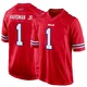 Mecole Hardman Jr. ＃1 Buffalo Bills Game Red Men's Alternate Jersey