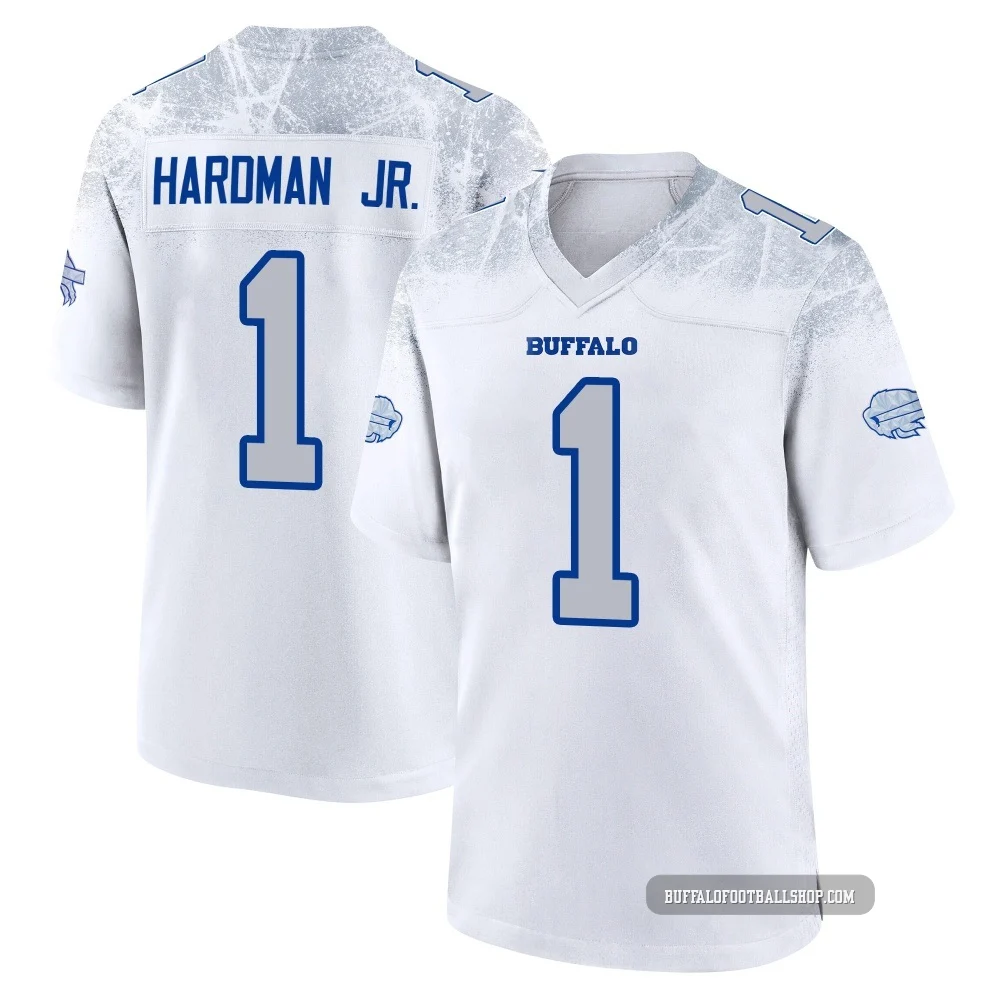 Mecole Hardman Jr. ＃1 Buffalo Bills Game White Youth 2025 Rivalries Collection Jersey