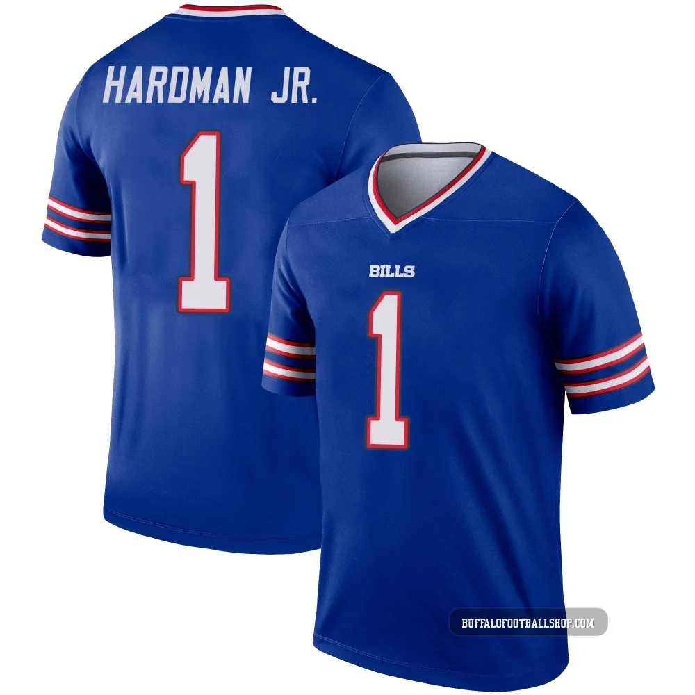 Mecole Hardman Jr. ＃1 Buffalo Bills Legend Royal Youth Jersey
